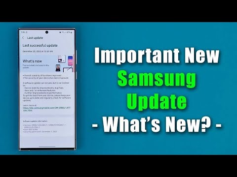 Important New Samsung Update for Galaxy Smartphones - What's New?