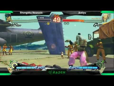 SS2K12 AE2012: Shungoku Neurosis (Bison) vs Amiyu (Gen) - Day 2 (Losers Final Match)