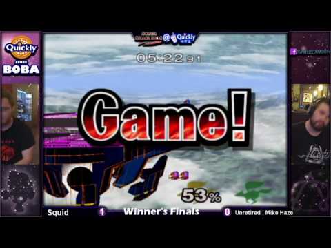 SSBM @ Quickly 9 - Squid Vs. Mike Haze