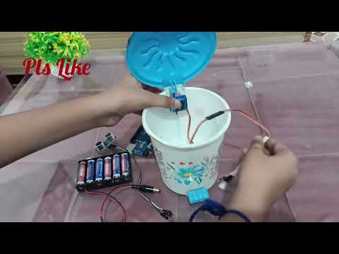 How to make a automatic object sensing dustbin||#Smart Dustbin||
