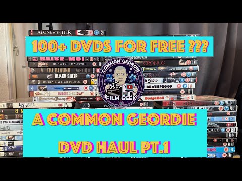 100 DVDs for Free?? | A Common Geordie DVD Haul pt. 1 | Generosity and Gratitude 