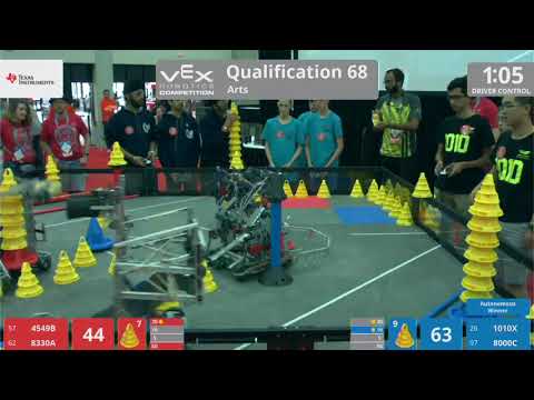 2018 VRC Arts Q68 - 4549B 8330A vs 1010X 8000C - 60 to 87