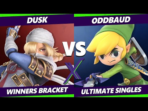 S@X 356 Online Winners Round 1 - Dusk (Sheik, Ike) Vs. OddBaud (Toon Link) Smash Ultimate - SSBU