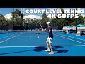 The Lowest String Tension On Tour! 19lbs/9kg | Adrian Mannarino Court Level Practice 2023 (4K 60FPS)