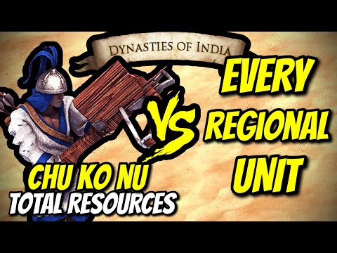 ELITE CHU KO NU vs EVERY REGIONAL UNIT (Total Resources) | AoE II: DE