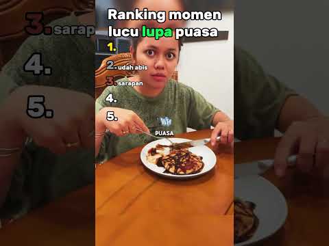 momen lucu lupa puasa🤣😭