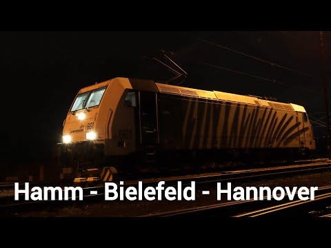 Lokzug von Hamm Rbf nach Hannover Hbf über Gütersloh Hbf, Bielefeld Hbf, Herford, Löhne und Minden