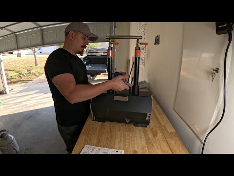 Vevor double burner forge unboxing and assembly