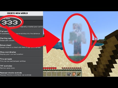 PixlraZor - "DON'T PLAY ON THIS CURSED SEED "333"on Minecraft(PE, Xbox, Switch, Windows)