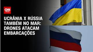 Vídeo: Ucrânia e Rússia trocam ataques a embarcações com drones no Mar Negro | Destaques da Semana