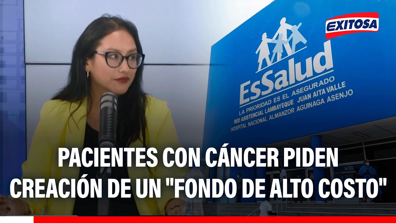 🔴🔵 Pacientes con cáncer y enfermedades raras piden creación de un "fondo de alto costo"