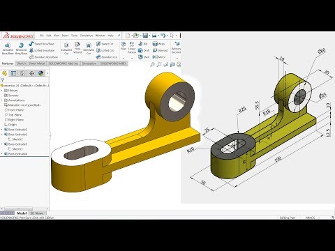 Solidworks tutorial for beginners exercise 24