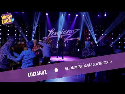 Lucianoz - Det är ju dej jag går och väntar på - Live i BingoLotto