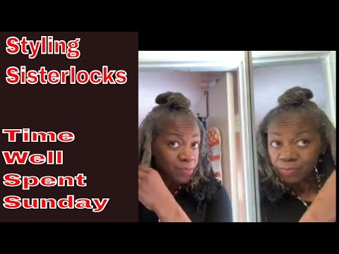 #Sisterlocks Sunday #Style & How I Spent My Day 478 #HairForTheJourney  #Microlocs
