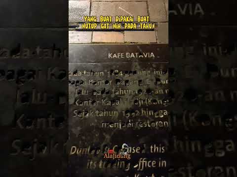 Sejarah kafe Batavia di Kota Tua