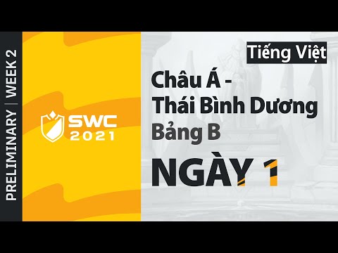 [Tiếng Việt] SWC2021 Châu Á - Thái Bình Dương Bảng B Ngày 1 | Summoners War | 서머너즈워