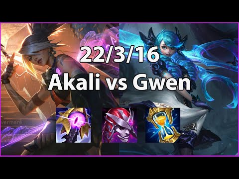 1v9 AKALI GAME WITH PENTA KILL