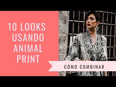 MODA: 10 LOOKS -¿Cómo combinar animal print en otoño invierno? – trucos de moda, ideas y ejemplos