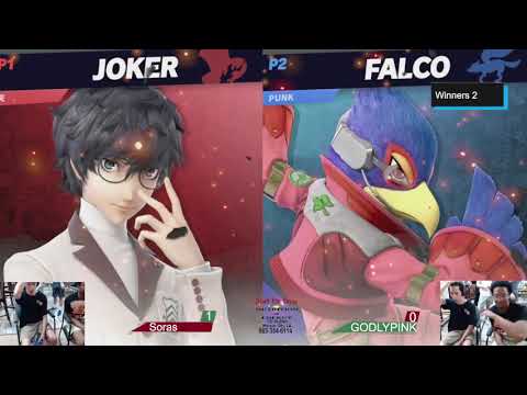 Final Down the Bayou Brawl Soras (Joker) vs GODLYPINK (Falco)