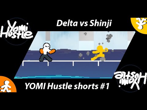 YMS || YOMI Hustle Shorts 1: Delta Vs Shinji || #yomihustle #undertale #combatgods #shinji