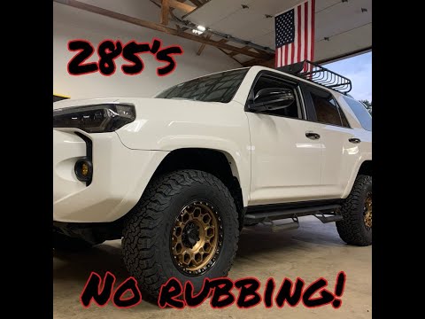 How to fit 285s on a 4Runner