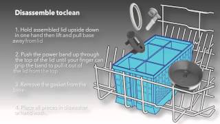 Zak Designs: Fluted Travel Mug Lid Assembly