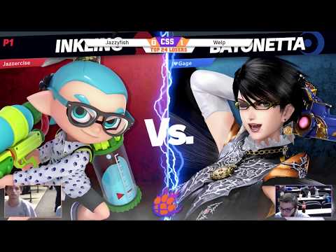 Clemson Smash Series 23 - Losers - JazzyFish (Inkling) vs. Welp (Bayonetta) - SSBU