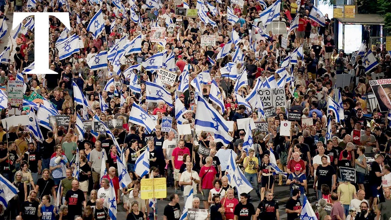 Tens of thousands of Israeli protesters demand hostage release deal