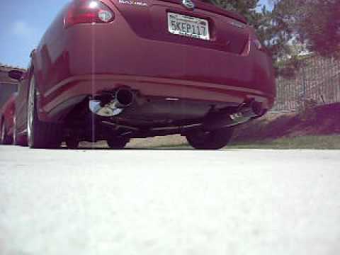 2004 Nissan Maxima Catback Exhaust
