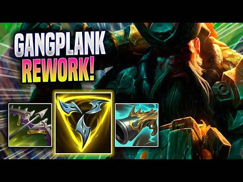 KOREAN CHALLENGER TRIES GANGPLANK WITH NEW REWORK! - Korean Challenger  Plays Gangplank TOP vs Gwen!
