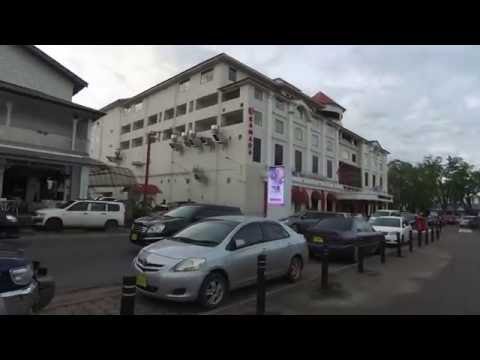 Walking around Paramaribo, Suriname August 2016 video 3