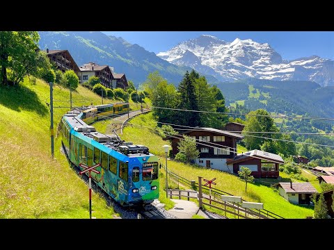 Lauterbrunnen to Wengen – Journey to Switzerland’s Most Beautiful Village, A Stunning Train Ride