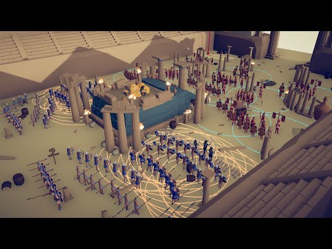 100x SPARTAN vs 100x PERSIAN UNIT - Totally Accurate Battle Simulator | TABS