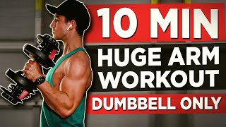 15 MINUTE ARM WORKOUT (DUMBBELLS ONLY)