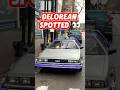 Is That a DeLorean Time Machine Caught in the Wild? #backtothefuture #shorts #80s