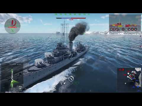 USS Somers Arctic Port Battle | War Thunder Naval