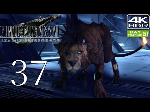 Final Fantasy VII Remake [4K HDR] Modded Walkthrough Part 37 | Red XIII Joins The Party