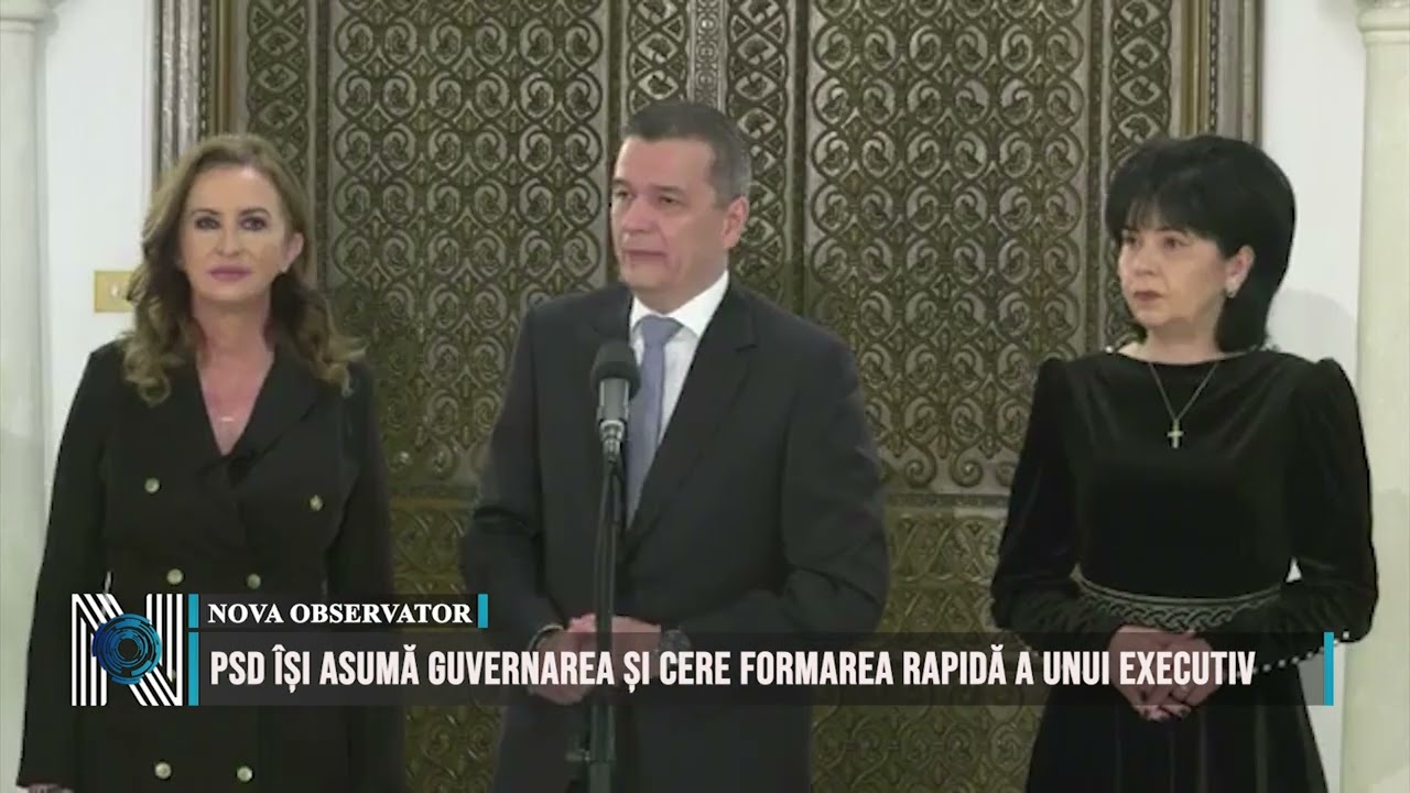 PSD își asumă guvernarea și cere formarea rapidă a unui Executiv