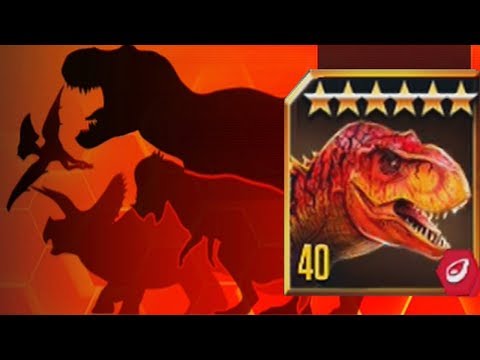 TYRANNOSAURUS REX Vs 9 OPPONENTS - Jurassic World The Game