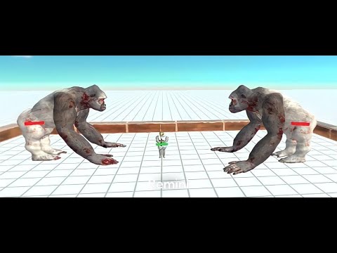2 GREAT PRIMATES Vs Every Unit ARBS | Animal Revolt Battle Simulator