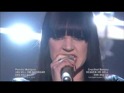 Crucified Barbara - Heaven Or Hell (Live Melodifestivalen Andra Chansen 2010)