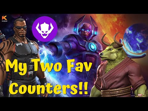 My 2 Fav Counters To Galan!! Crazy Fast Battlegrounds Fights! Blade/Rintrah! - Marvel Contest Champs