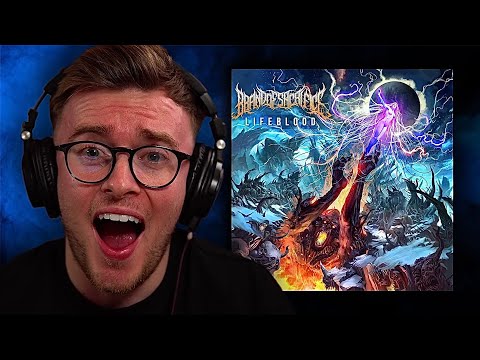 DREW LOVING DEATHCORE?! | Brand Of Sacrifice - Lifeblood | Entire Album Reaction!