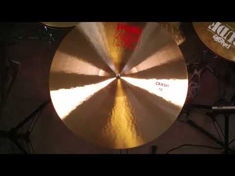 VIDEO! Paiste 2002 17" Crash Nice Shape Why pay $370?? image 13
