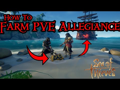 How To Rank up your Guardian or Servant Allegiance Using PVE in Sea of Thieves