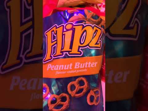 #Flipz Peanut Butter flavour coated Pretzels 🥨