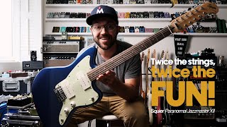 Video thumbnail for Squier Paranormal Jazzmaster XII | Best budget 12-string guitar?! by Ambient Endeavors
