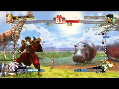 Jun. (Cody) vs Dynamic (Bison) AE2012 Ranked Match *720p HD*