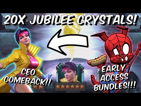20x 5 & 6 Star Jubilee & Spider-Ham Crystal Opening! - CEO COMEBACK?! - Marvel Contest of Champions