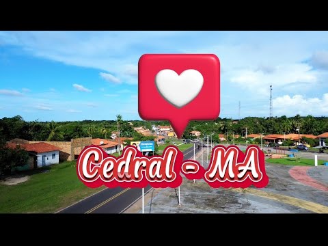 Vôo sobre o município de Cedral no estado do Maranhão.